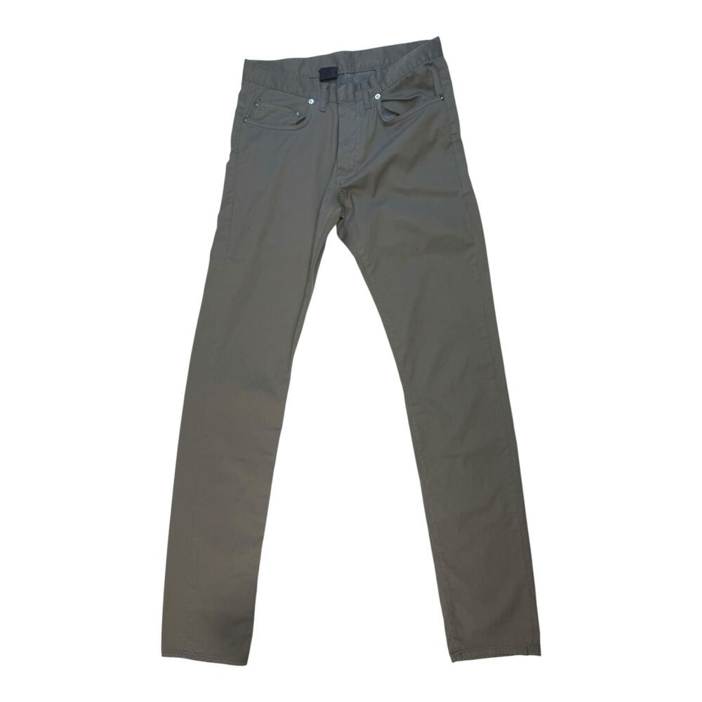 Dior Homme Pre-Fall 2012 Grey Slate Slim Fit 5-Pocket Cotton Twill Pants